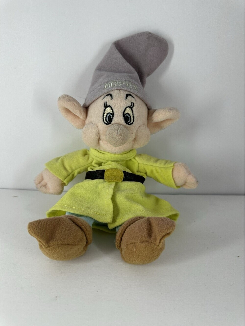 DISNEY Store Mini Bean Bag DOPEY Snow White & Seven Dwarfs 8" Plush